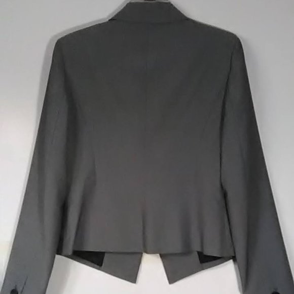 ANNE KLEIN Women Stretch Suit Jacket 6 Grey - Picture 2 of 7
